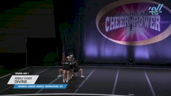 Rebelz Cheer - Divine [2025 L1 Junior - Novice - Restrictions - D2 Day 1] 2025 Cheer Power Prep Nationals & Galveston Showdown