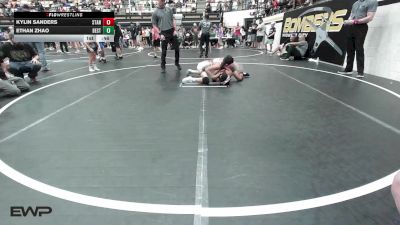 70-73 lbs Rr Rnd 1 - Kylin Sanders, Standfast OKC vs Ethan Zhao, Best Trained