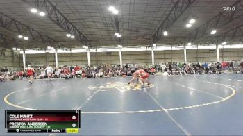 125 lbs Round 1 (4 Team) - Preston Andersen, Sublime Wrestling Academy vs Cole Kuntz, Homedale Wrestling Club