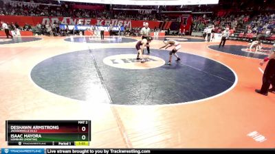 2A 120 lbs Cons. Round 2 - Isaac Mayora, Lombard (Montini) vs Deshawn Armstrong, Jacksonville (H.S.)