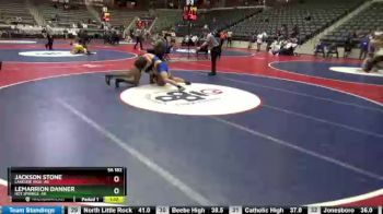 5A 182 lbs Cons. Round 3 - Jackson Stone, Lakeside High, AR vs Lemarrion Danner, Hot Springs, AR