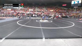 113 lbs Quarterfinal - Julian Salcido, Colby HS vs Isaiah Peachey, Hugoton HS