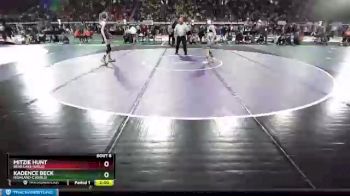 G 113 lbs Quarterfinal - Mitzie Hunt, Bear Lake (Girls) vs Kadence Beck, Highland-C (Girls)