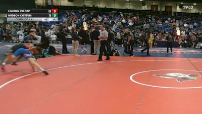 106 lbs Consi Of 8 #1 - Lincoln Valdez, CO vs Hudson Chittum, TN