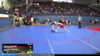 106 lbs Champ. Round 1 - Kyleigh Honaker, East Noble vs Kaitlyn Fischer, South Dearborn