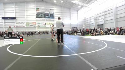 102 lbs Quarterfinal - Evan Toscano, Torotech WC vs Zander Rogers, Pounders WC