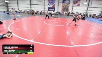 92 lbs Rd# 4- 2:00pm Friday Final Pool - Beau Delong, Crass Trained vs Nathan Newman, Terps Xtreme