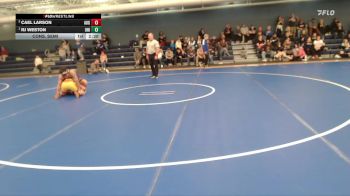 157 lbs Cons. Semi - Rj Weston, Northern Iowa vs Cael Larson, Augustana (SD)