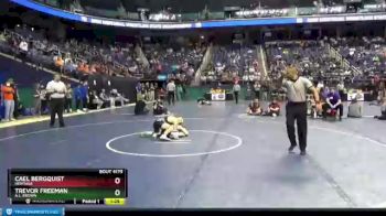 4 lbs Quarterfinal - Trevor Freeman, A.L. Brown vs Cael Bergquist, Heritage