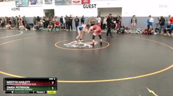 138 lbs 1st Place Match - Owen Peterson, Interior Grappling Academy vs Westyn Haslett, Chugach Eagles Wrestling Club