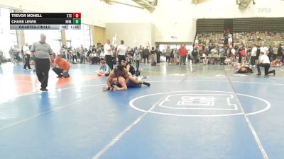 222-H lbs Quarterfinal - Trevor Monell, Xtreme Wrestling vs Chase Lewis, Henlopen Hammers