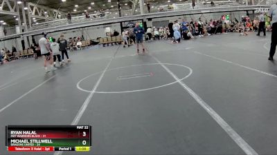 110 lbs Placement (4 Team) - Michael Stillwell, Dragons United vs Ryan Halal, Mat Warriors Black