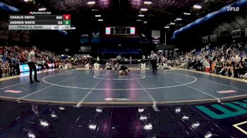120 lbs Finals (2 Team) - Charlie Smith, Mount Airy High School vs Andrew White, Uwharrie Charter Academy