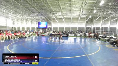 132 lbs Placement Matches (8 Team) - Zane Chavis, South Carolina vs Bryson Burton, Oklahoma Outlaws Red