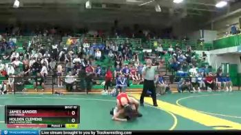 113 lbs Champ. Round 1 - James Sander, OAK HARBOR vs Holden Clemens, Lake (Uniontown)