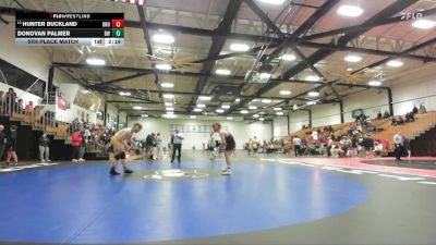 165 lbs 5th Place Match - Hunter Buckland, Ohio Northern vs Donovan Palmer, Baldwin Wallace