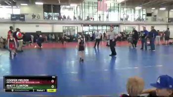56 lbs 2nd Place Match - Rhett Clanton, The Storm Wrestling Center vs Cooper Fielder, Backyard Brawlers Wrestling Club