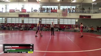 165 lbs 7th Place Match - Andrew Maiorini, Wesleyan (CT) vs Hassan Khan, NYU