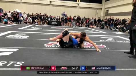 Mateus Dias vs Anakin Hayes 2025 ADCC Orlando Open/Youth Trials