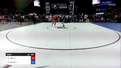 190 lbs Cons 16 #2 - George Tate, MD vs Xander Horak, OH