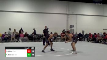 132 lbs Round 4 (6 Team) - Ayden Bostick, Black Mambas vs Kiowa Vines, Stronghold