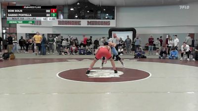 174 lbs Consi Of 8 #1 - Dom Solis, Maryland vs Sabino Portella, North Carolina