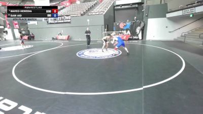 126 lbs 5th Place Match - Mateo Heredia, Daniel Cormier Wrestling Club vs Sam Aid, Reign Wrestling Club