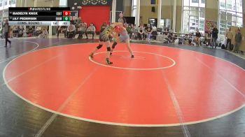 130 lbs Cons. Round 1 - Lily Pedersen, Enumclaw vs Madelyn Knox, Centennial