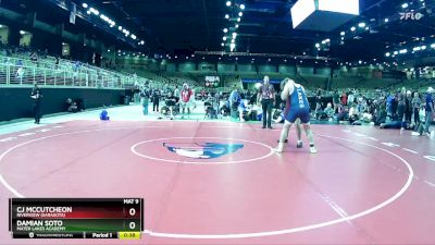 215 lbs Cons. Semi - CJ McCutcheon, Riverview (Sarasota) vs Damian Soto, Mater Lakes Academy