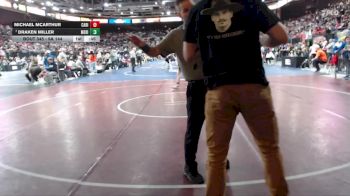 6A 144 lbs Cons. Round 3 - Draken Miller, Meridian vs Michael Mcarthur, Canyon Ridge