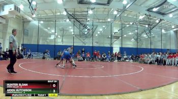 150 lbs Placement (16 Team) - Aiden Hutchison, Crawfordsville vs Hunter Sloan, Owen Valley