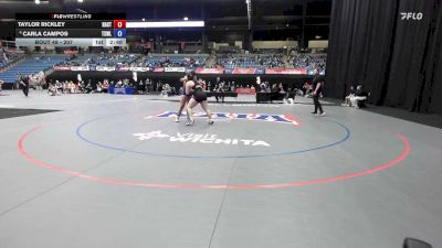 207 lbs Champ. Round 1 - Taylor Rickley, Hastings vs Carla Campos, Texas Wesleyan