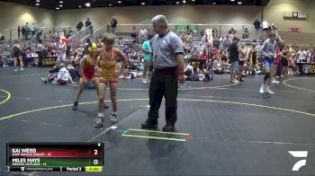 92 lbs Round 3 (6 Team) - Liam Jones, East Kansas Eagles vs Benito Delgado, Indiana Outlaws