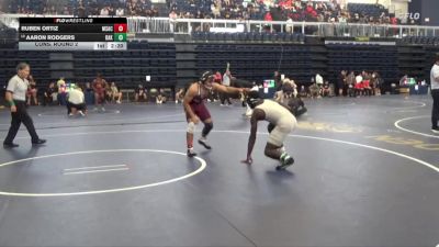 149 lbs Cons. Round 2 - Ruben Ortiz, Mt. San Antonio College vs Aaron Rodgers, Bakersfield