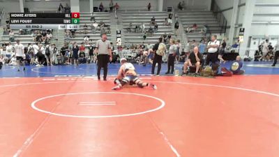 170 lbs Rr Rnd 3 - Howie Ayers, Hilltopper Wrestling Club - HSB vs Levi Foust, TDWC Maniacs Grey - HSB