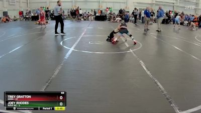 68 lbs Round 3 (8 Team) - Trey Gratton, SHWA vs Joey Rhodes, NOVA WC