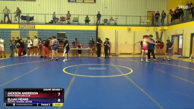 165 lbs Champ. Round 1 - Jackson Anderson, Hutch Wrestling Club vs Elijah Means, Wichita Training Center