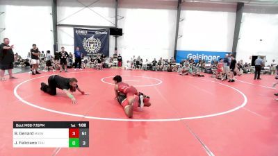 95 lbs Rr Rnd 4 - Brady Genard, Mat Assassins K8 A vs Julius Feliciano, Triumph Black