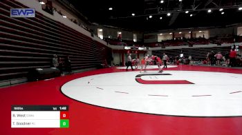 190 lbs Semifinal - Brook West, Comanche High School Girls vs Tessalynn Goodner, Putnam City