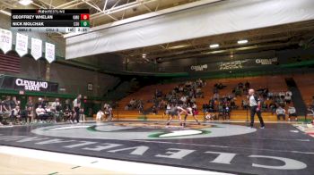 133 lbs Nick Molchak, Cleveland State vs Geoffrey Whelan, George Mason