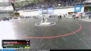 1 lbs Quarterfinal - Hudson Raulston, Medical Lake vs Luis Barajas, Wapato