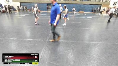 95 lbs Semifinal - Sam Race, Deer Park vs Bennett Gobble, Northwood