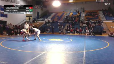 285 lbs 1st Place Match - Lucas Peterson, Rawlins vs Devlyn Cowan, Douglas