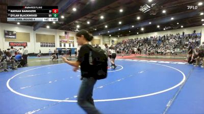 138 Boys Cons. Round 4 - Nathan Banaszek, Bonita Vista vs Dylan Blackwood, West Hills