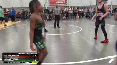 136 lbs Quarterfinal - Avione Tucker, Flex Wrestling vs Leland Altizer, Machine Shed Wrestling