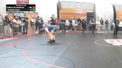 152 lbs Quarterfinal - Camilly De Carvalho, Taunton vs Rileigh Fagan, Bristol-Plymouth