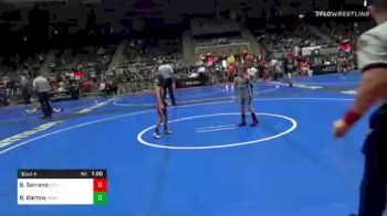 49 lbs Prelims - Braxten Serrano, Stout Wrestling Academy vs Bowen Bartow, Purler Wrestling Academy