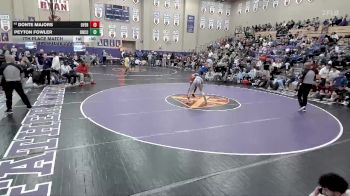 113 lbs 7th Place Match - Donte Majors, Overton vs Peyton Fowler, Union County