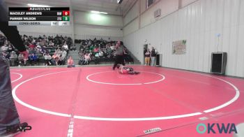 49 lbs Consolation - Maculey Andrews, Raw Wrestling Club vs Parker Wilson, Sallisaw Takedown Club