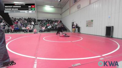 49 lbs Consolation - Maculey Andrews, Raw Wrestling Club vs Parker Wilson, Sallisaw Takedown Club